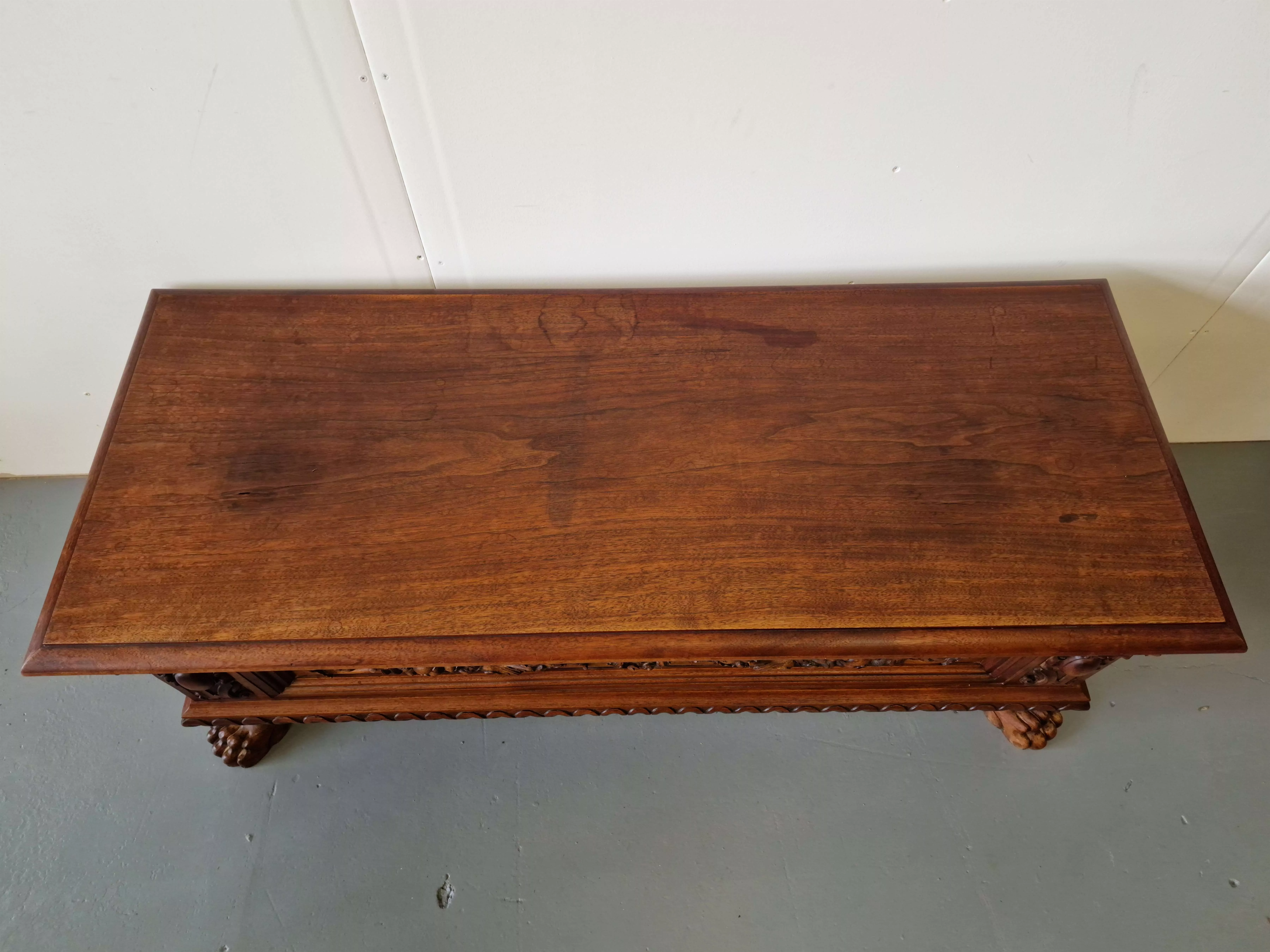 Chest with beautiful carvings