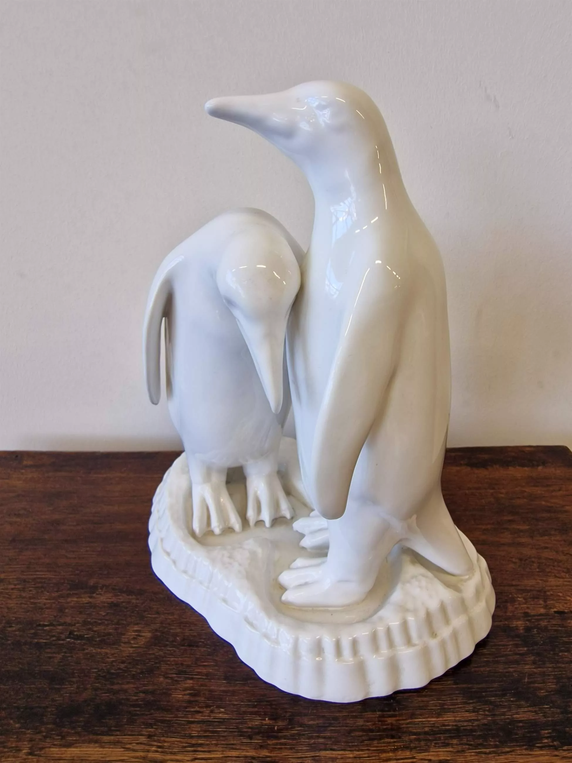 Porcelain penguins