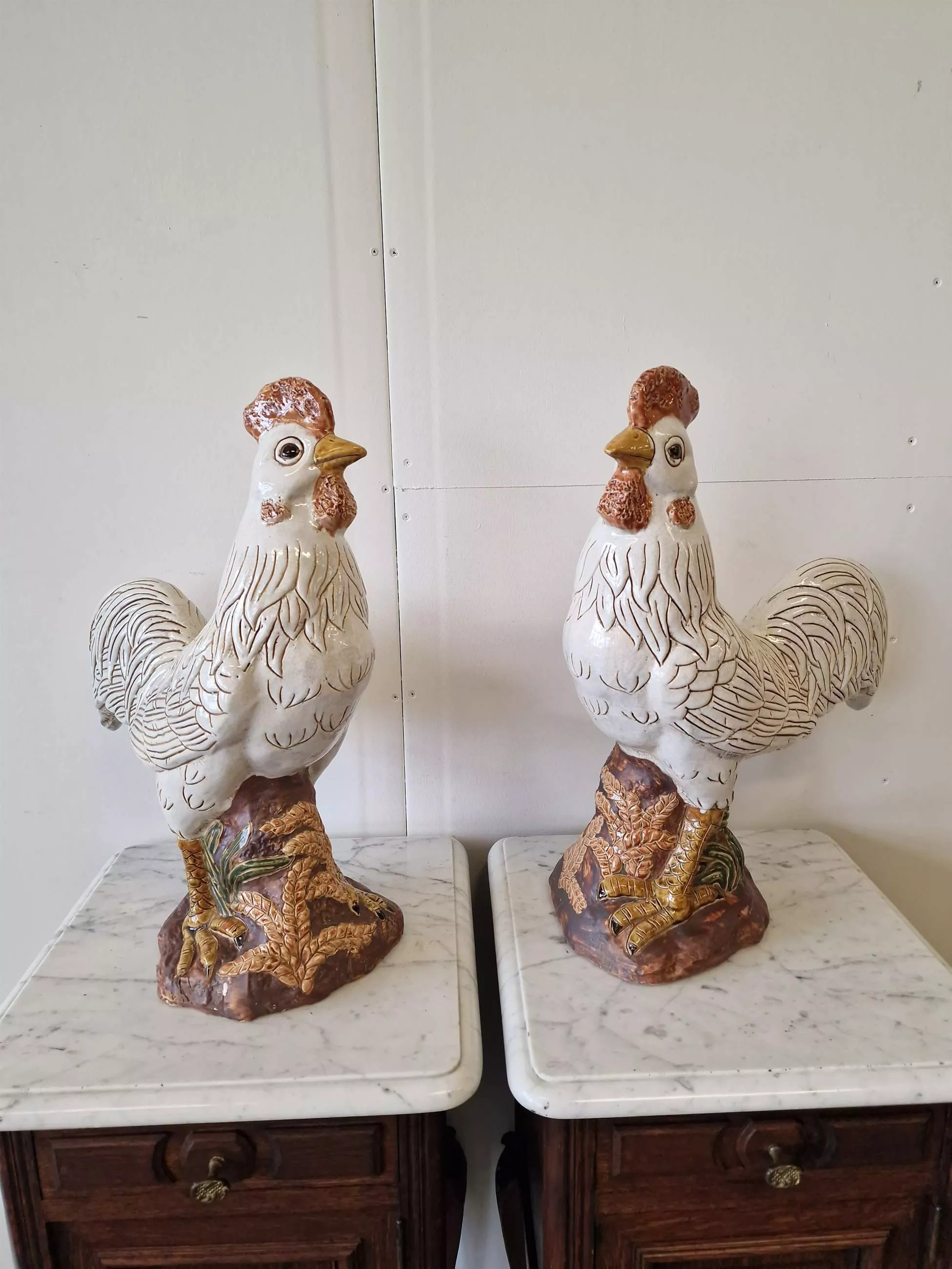 A pair of chickens