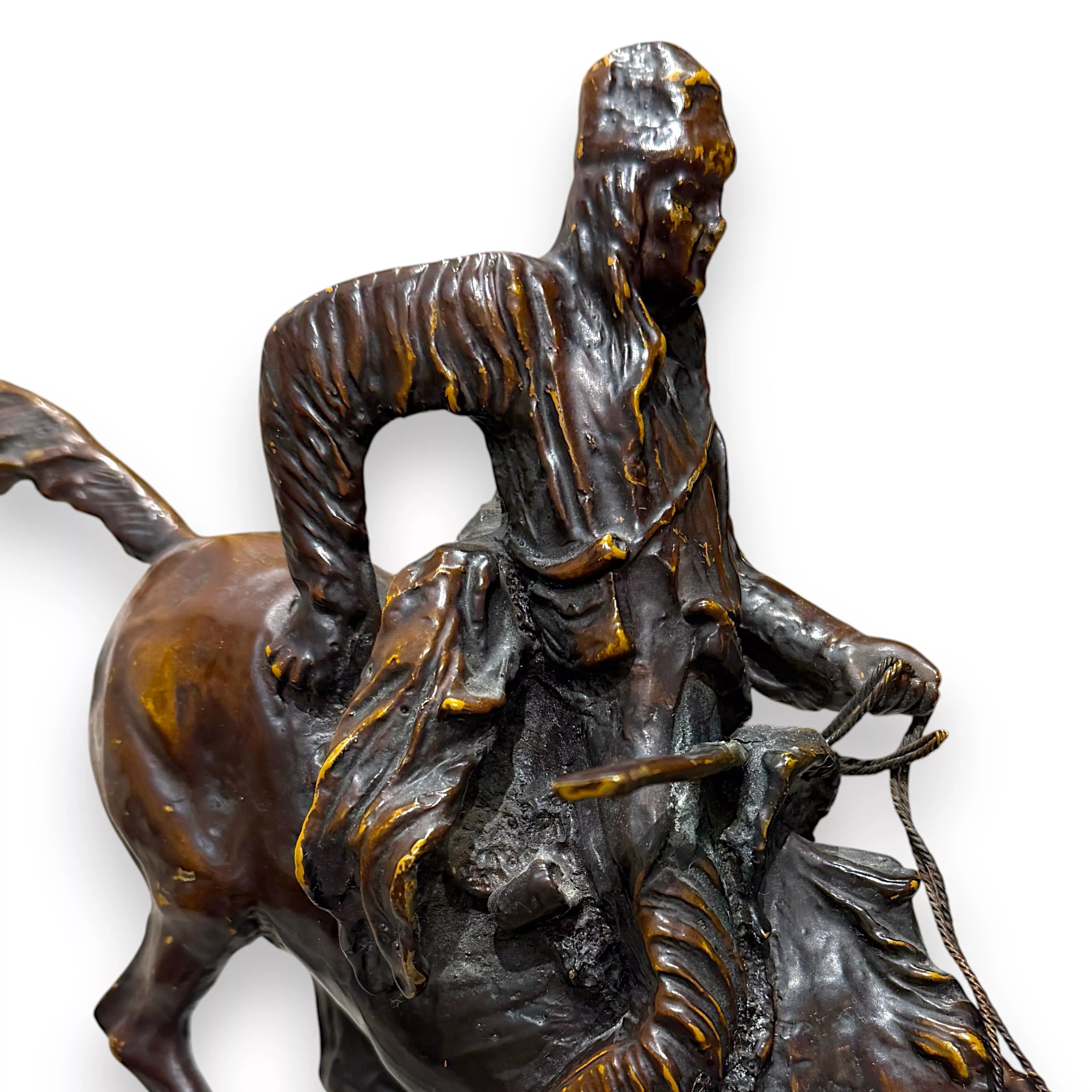 Frederic Remington Bronze Sculpture – “The Mountain Man”, 20th Century