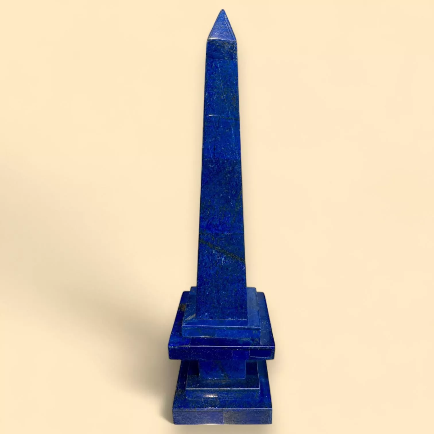 Paire d&39;obélisques en lapis-lazuli, Afghanistan, XIXe siècle 