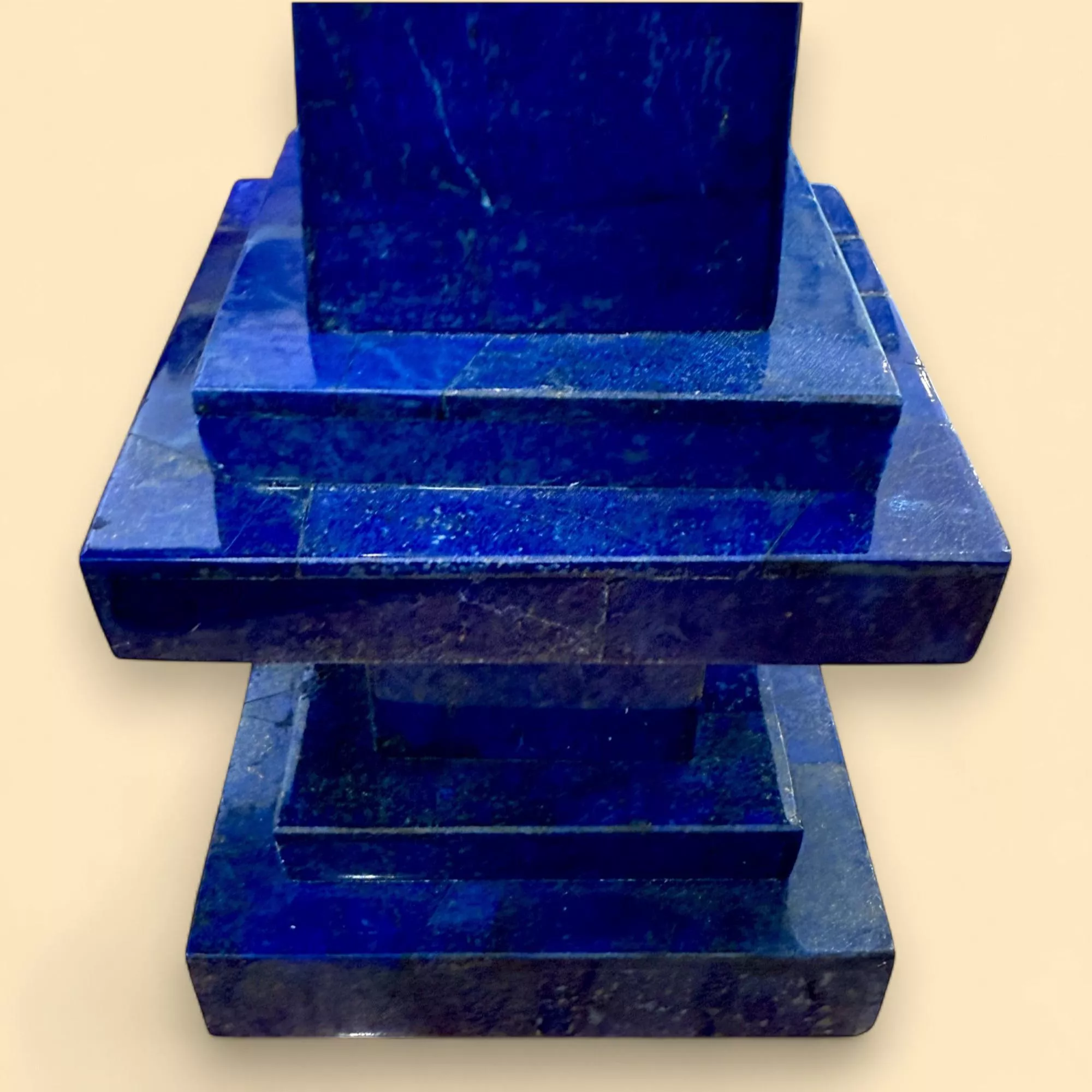 Paire d&39;obélisques en lapis-lazuli, Afghanistan, XIXe siècle 