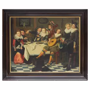Школа Dirck Hals (1591-1656). Пирующая компания. 