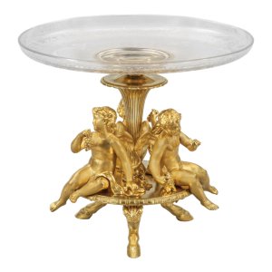 Vase à fruits depoque Napoleon III, ES CALIER DE CRISTAL PARIS.