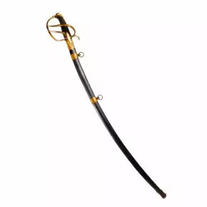 Sabre d`officier du XIXe siècle aux initiales S.M.G. 