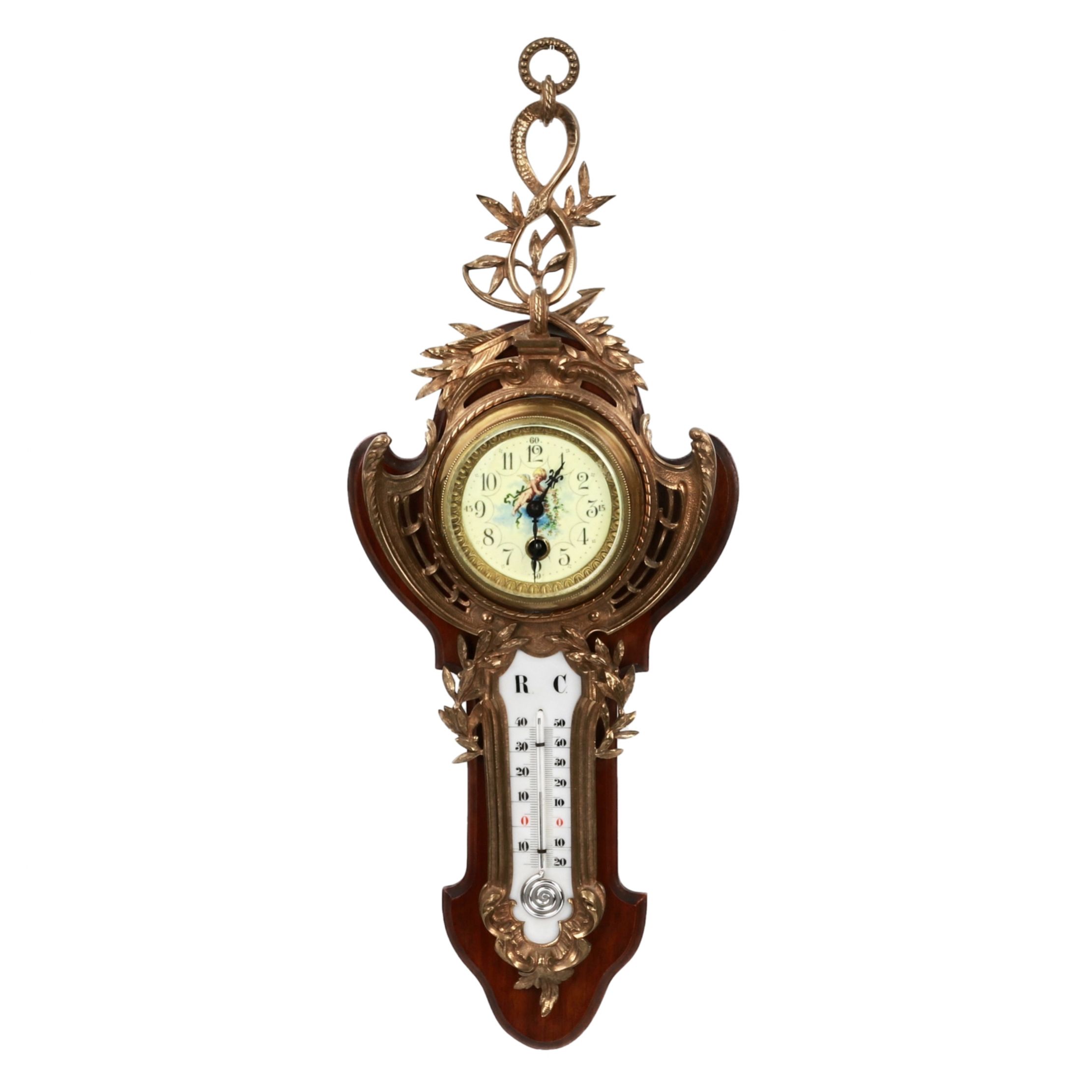 Thermometer-clock-