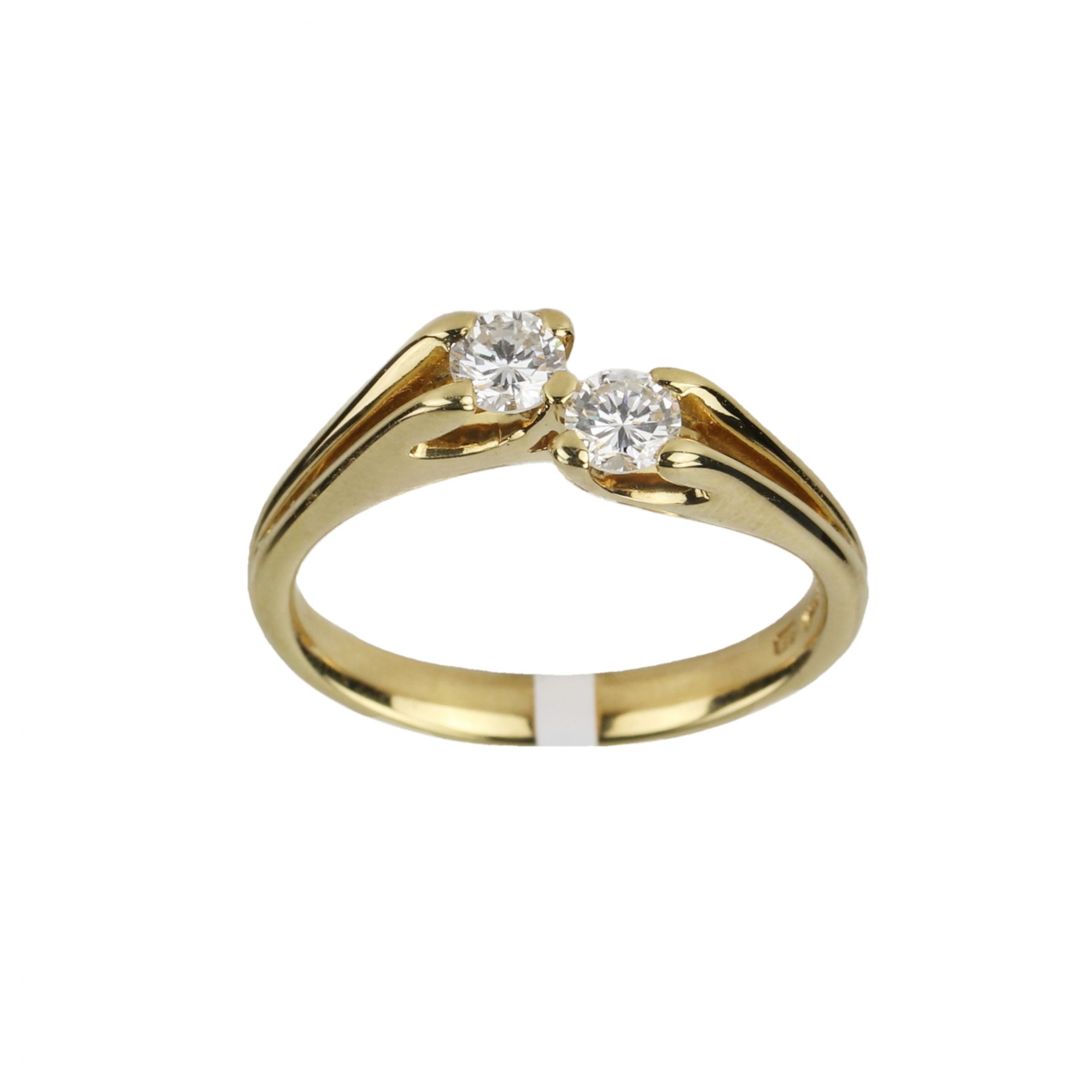 Bague deux diamants outlet