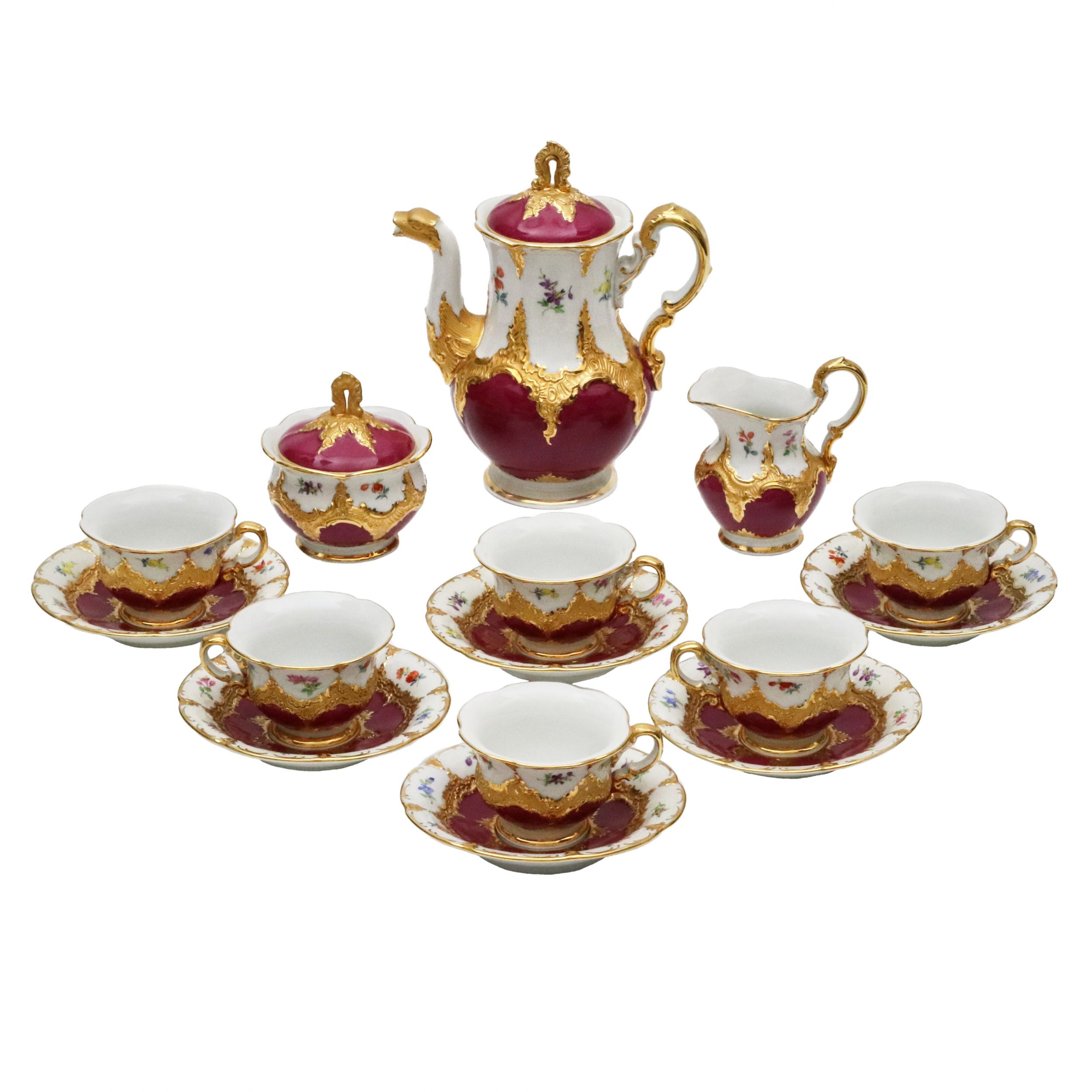 Meissen-B-Form-mocha-coffee-service-for-6-persons-