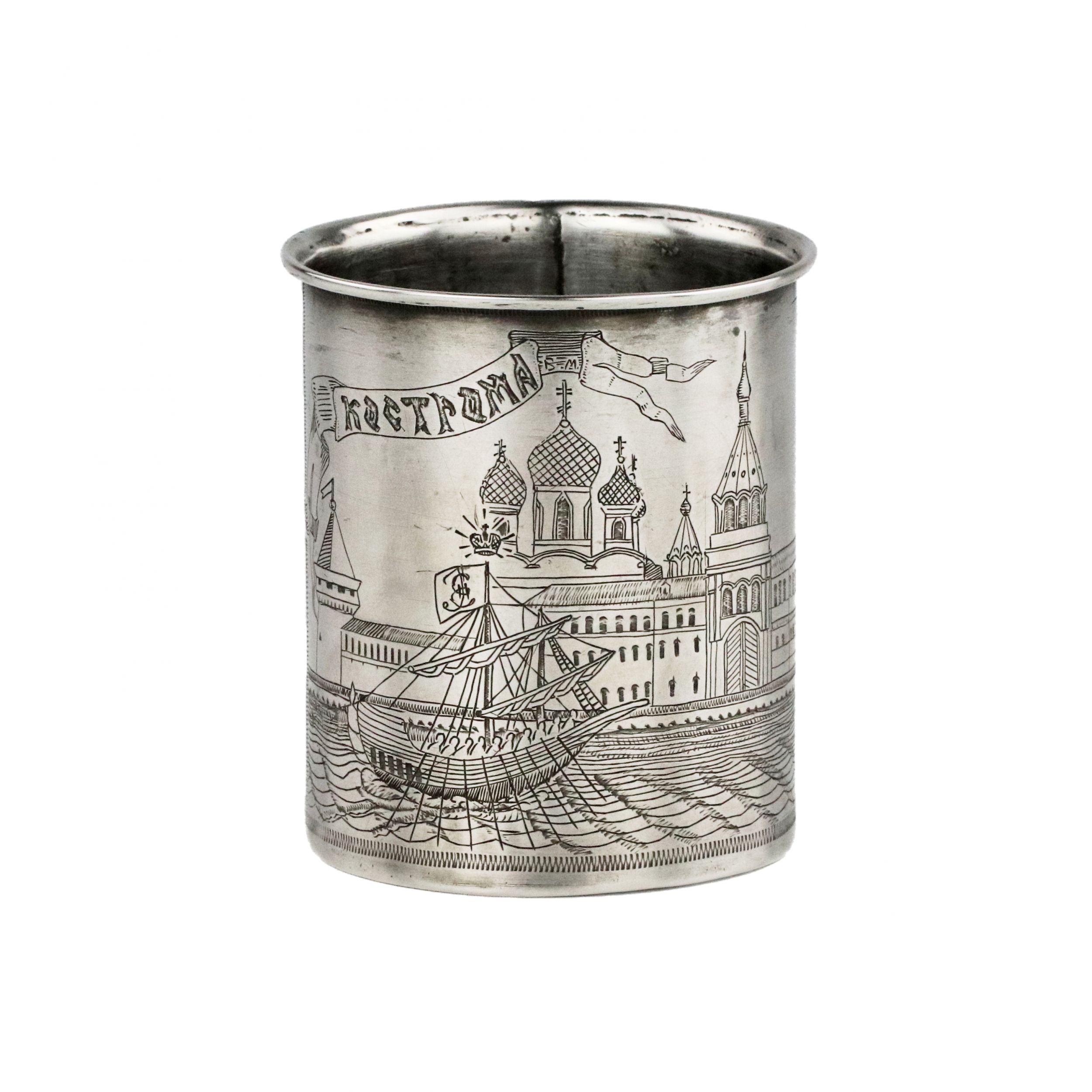Memorial-silver-vodka-cup-in-honor-of-the-arrival-of-Catherine-II-in-Kostroma-in-1767-