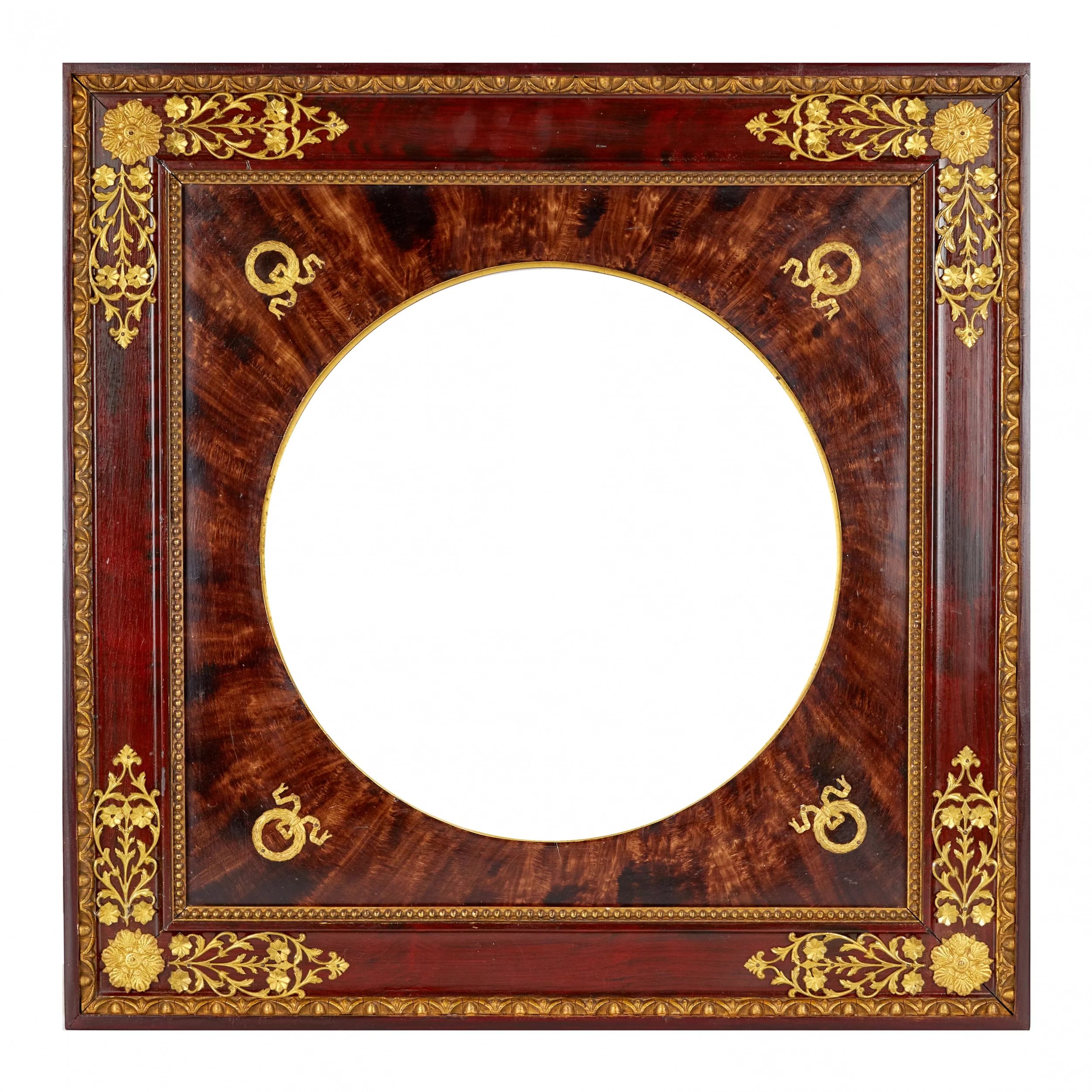 Frame-with-gilded-brass-decor-