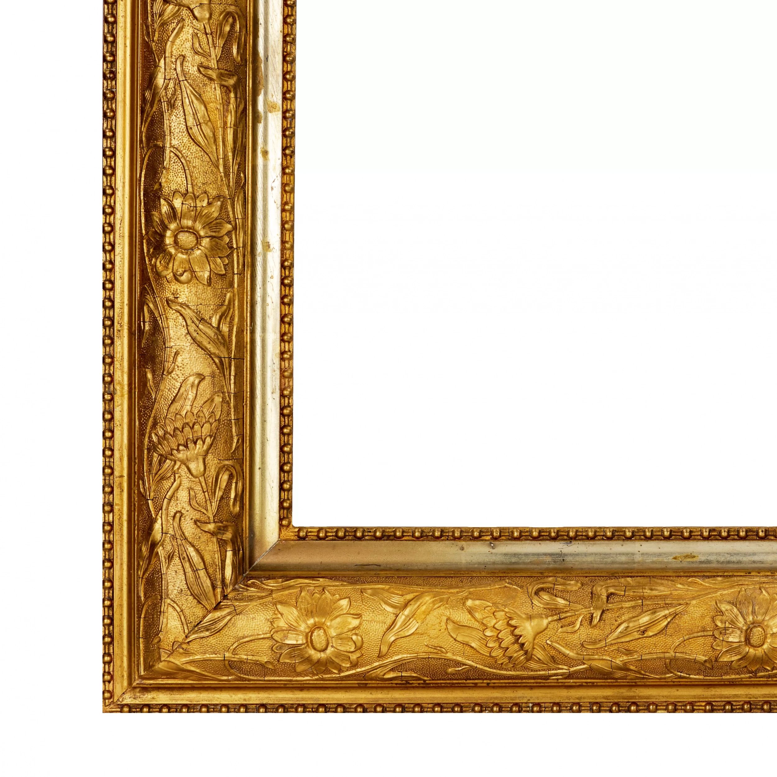 Cadre dore Art Nouveau. Le tournant des XIXe-XXe siècles