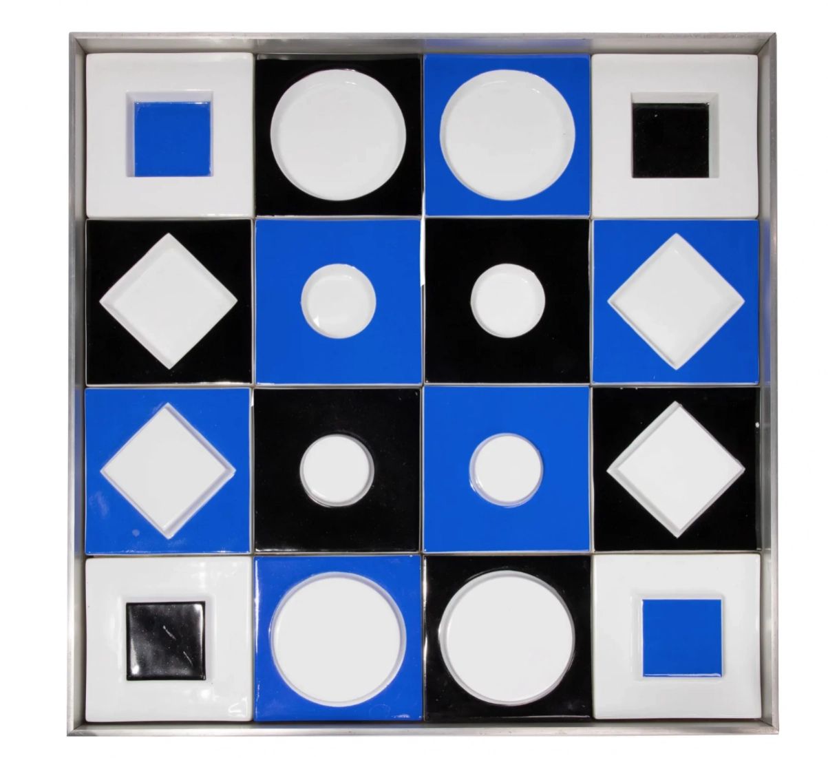 Victor-Vasarely-Porcelain-art-object-of-a-limited-edition-from-the-Rosenthal-factory-1970-