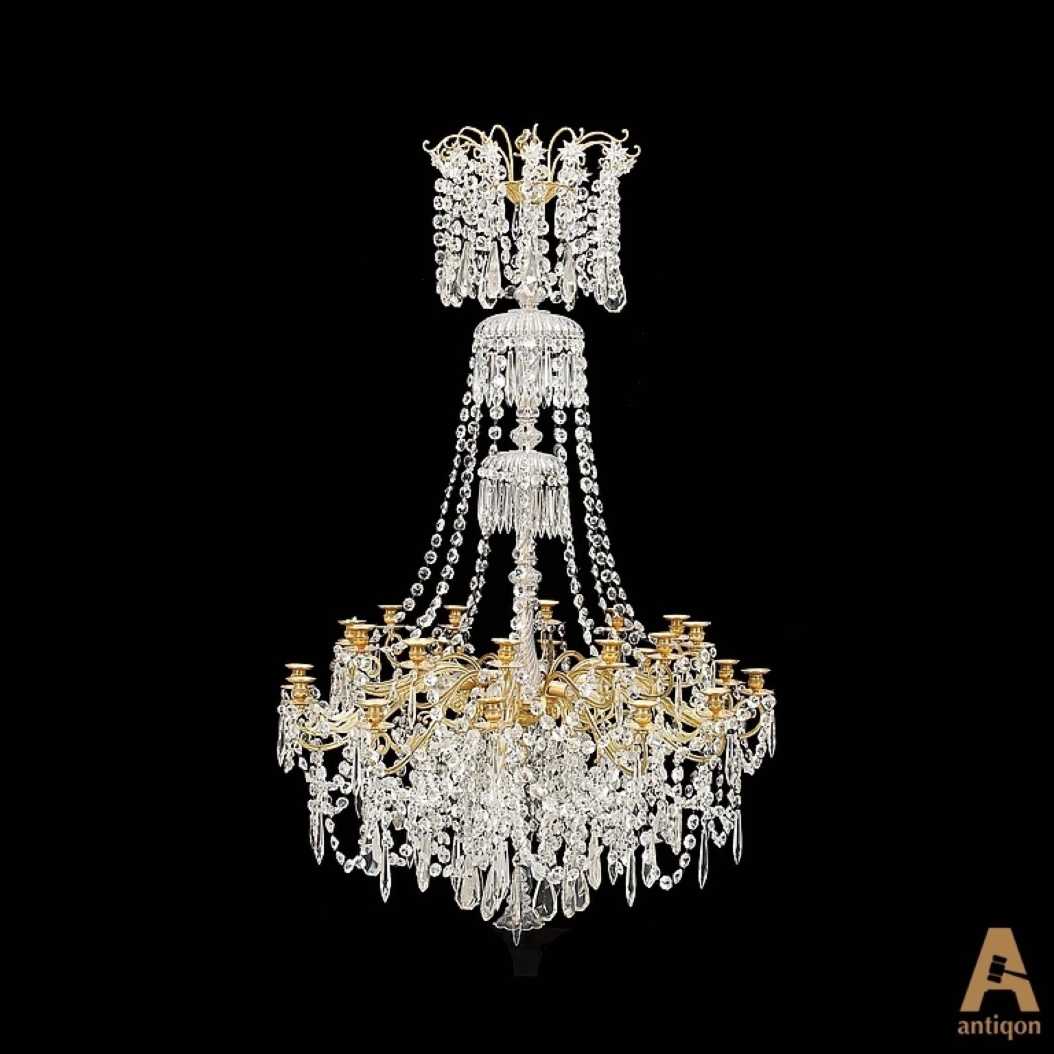 Chandelier-for-25-candles-19th-century-