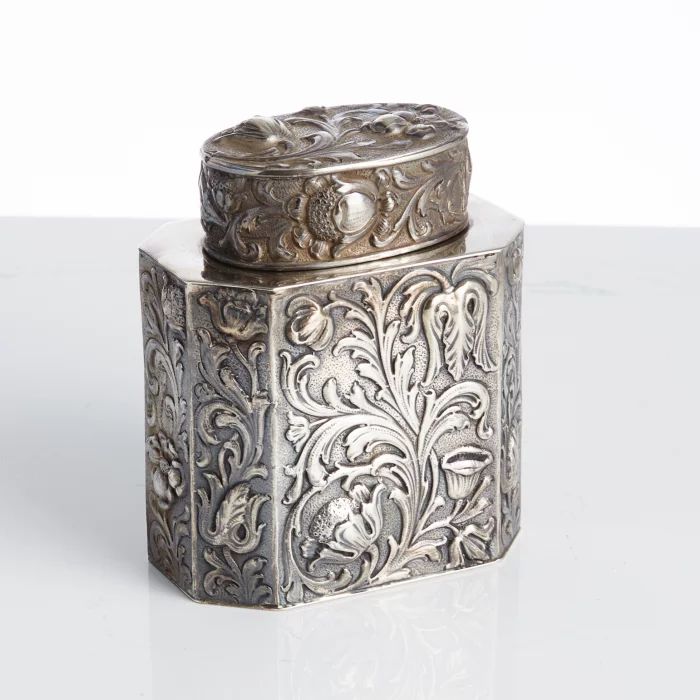 Silver Tea Caddy