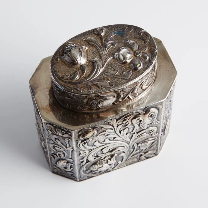 Silver Tea Caddy