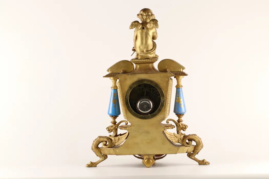 Mantel clock in the style of Louis XIV