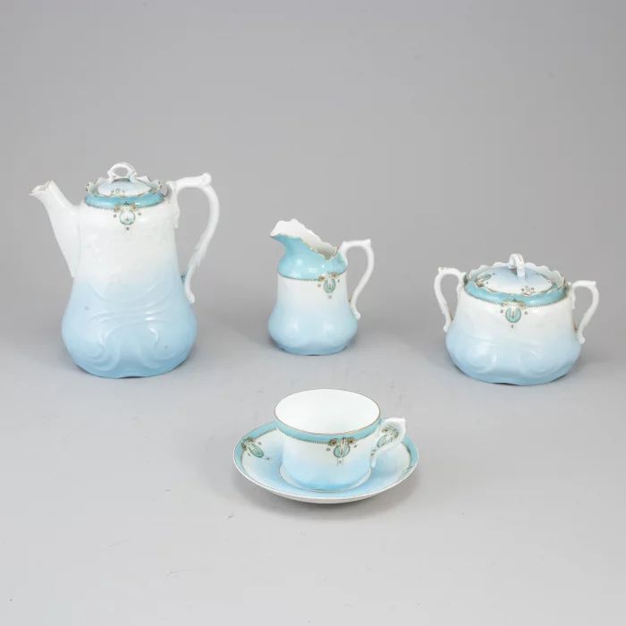 Riga Kuznetsovsky coffee service. Kuznetsov Porcelain