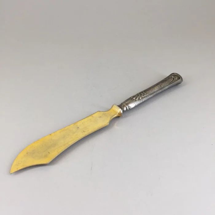 Art Nouveau Letter opener with silver handle 