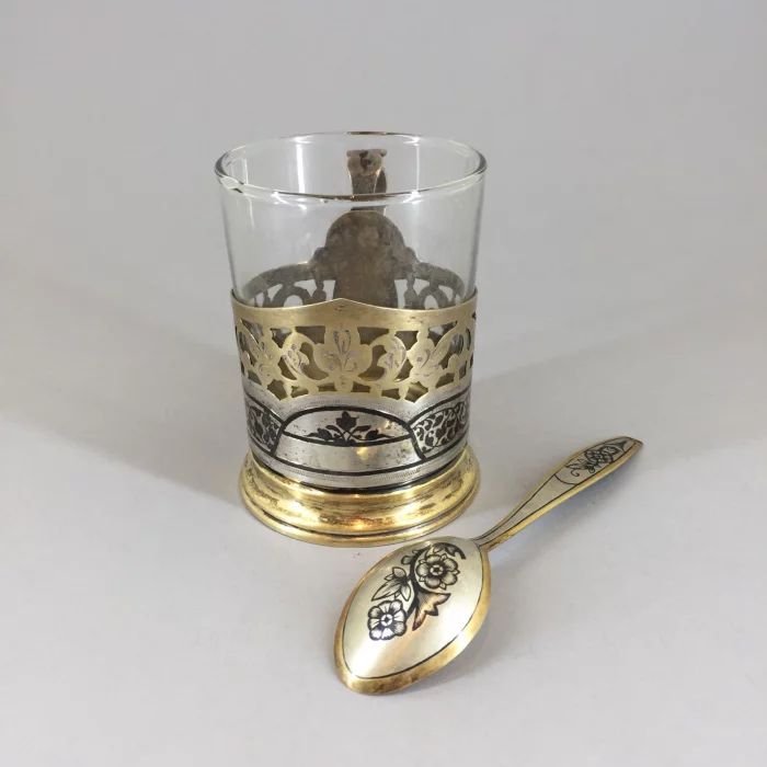 Silver cup holder Kubachi