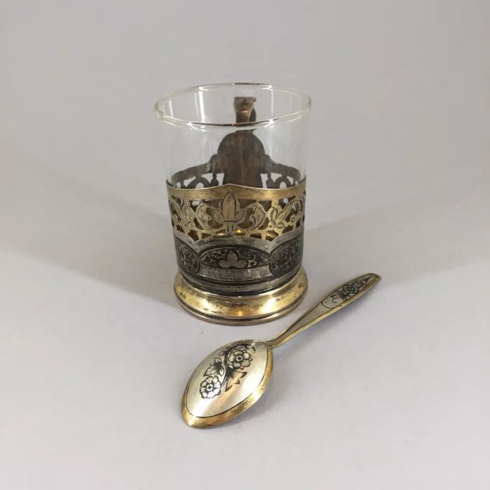 Sudraba glāžu turētājs "Kubači"