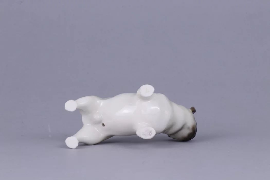 Porcelain figurine Pug ЛФЗ