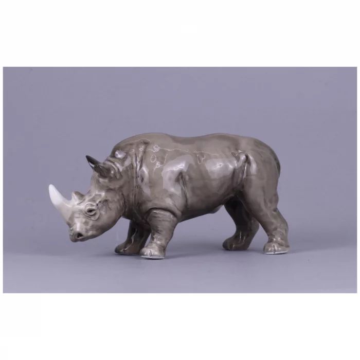 Porcelain figure "Rhino"