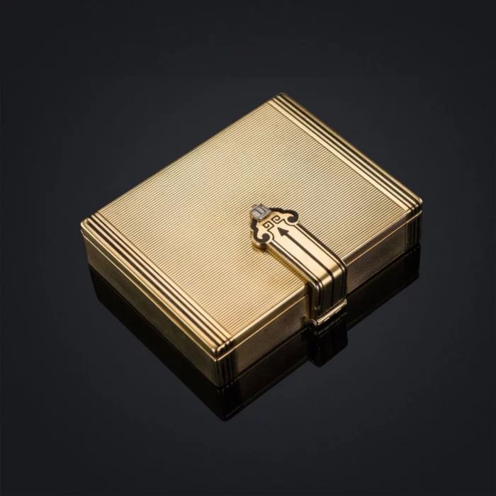 Tiffany Art Deco 14 Carat gold box