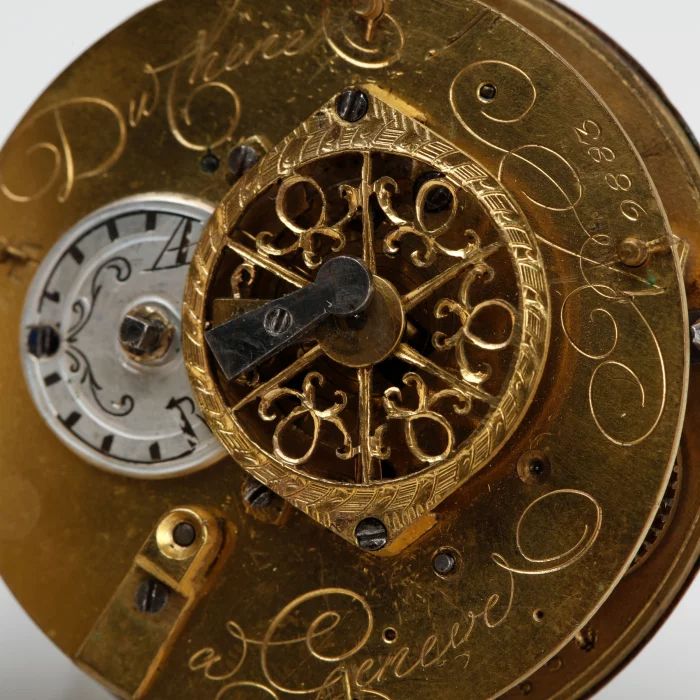 Карманные часы с изображением эротической сцены. Duchêne à Geneve