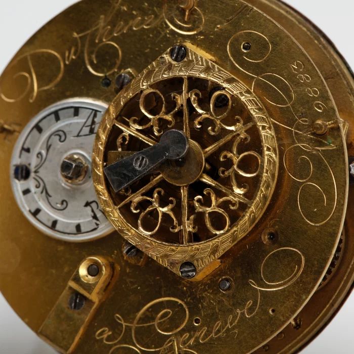 Pocket watch depicting an erotic scene. Duchêne a Geneve