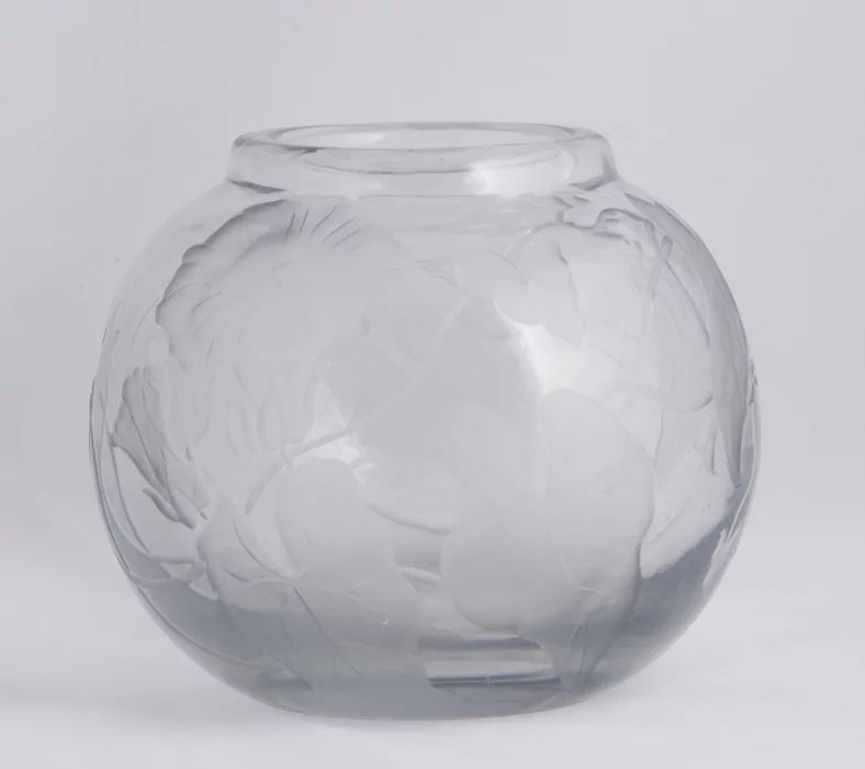 Vase "Liseron des champs", verrerie imperiale russe, 1914