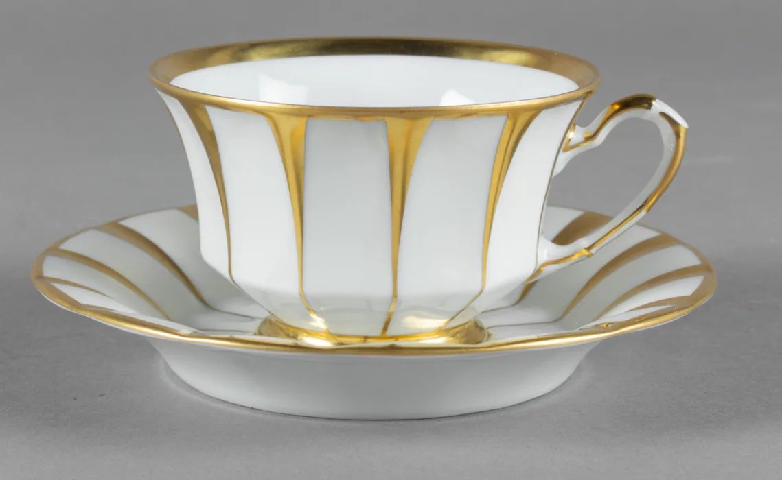 Table and tea and coffee service Art Deco. ATHENA. Furstenberg. 