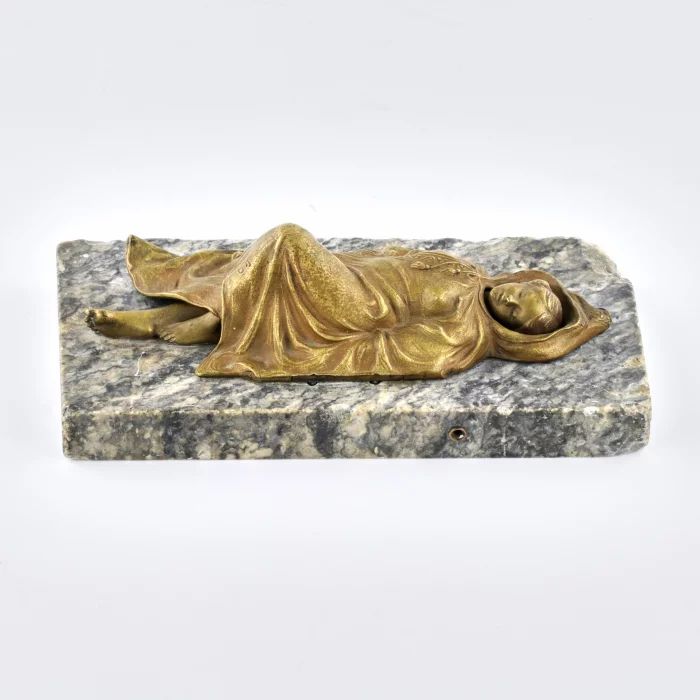 Miniature erotique en bronze. 