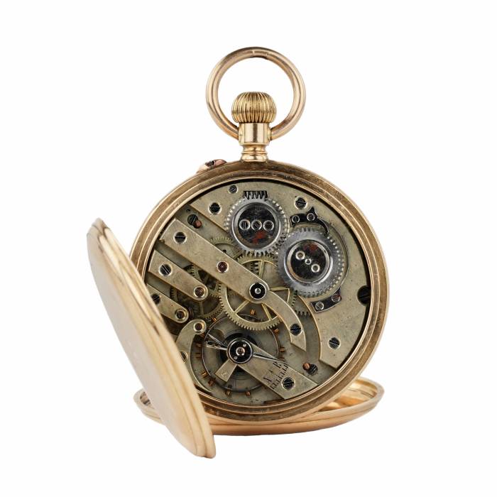 H. MOSER & Co. gold pocket watch, circa 1900 