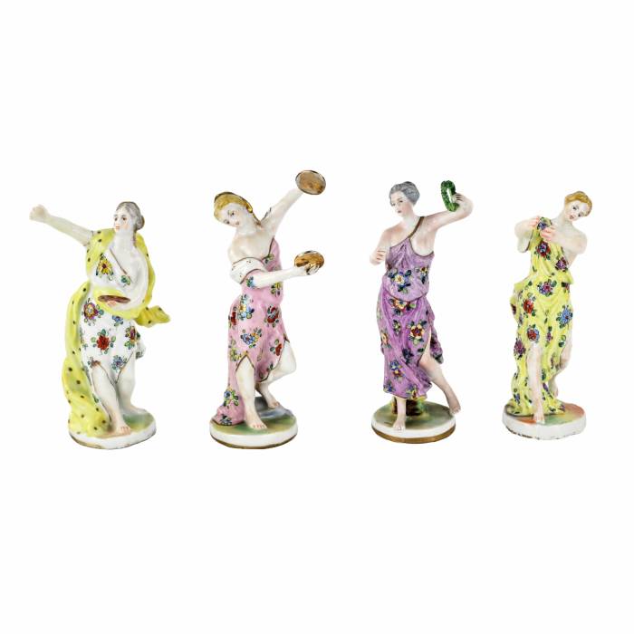 Groupe en porcelaine Allegorie de l Art 