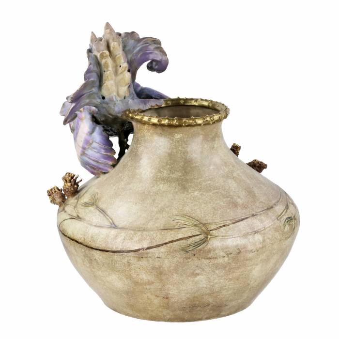 Ceramic cache-pot. Eduard STELLMACHER. 1905