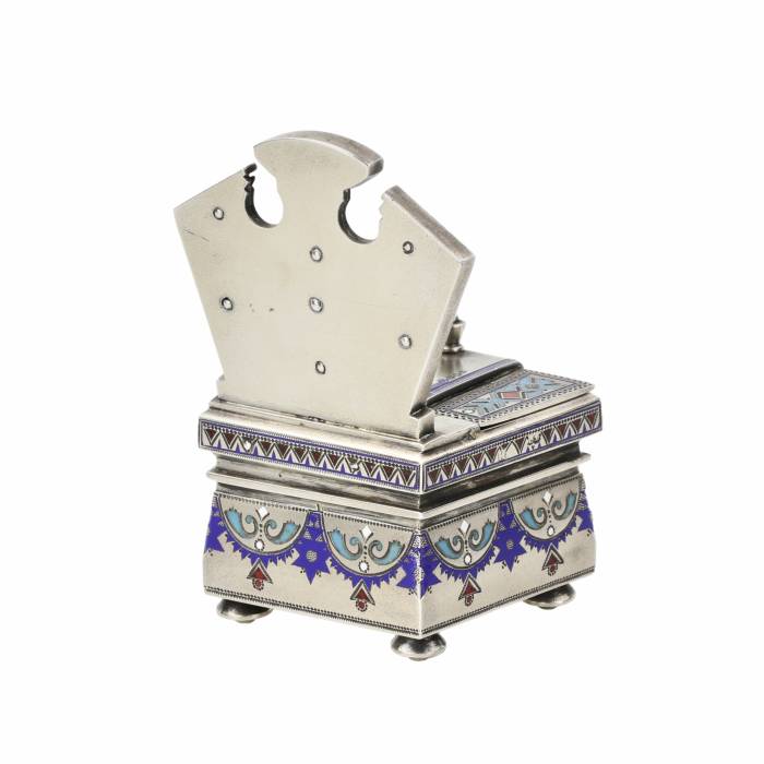 Trône de salière en argent massif et lourd d`Ivan Khlebnikov. Moscou.1883 
