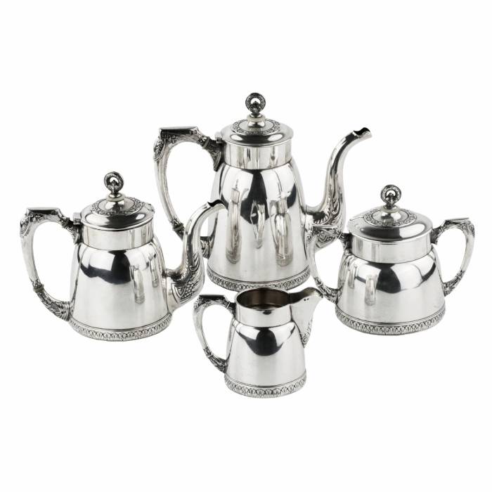Russian silver tea and coffee service. 2nd Moscow Artel. 1908-1917. 
