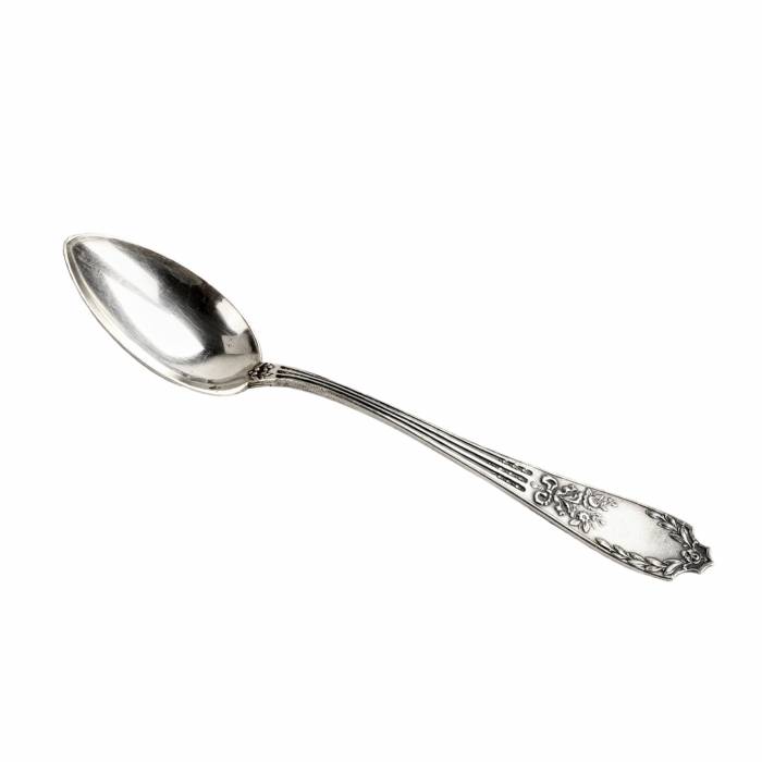 Set of silver teaspoons 