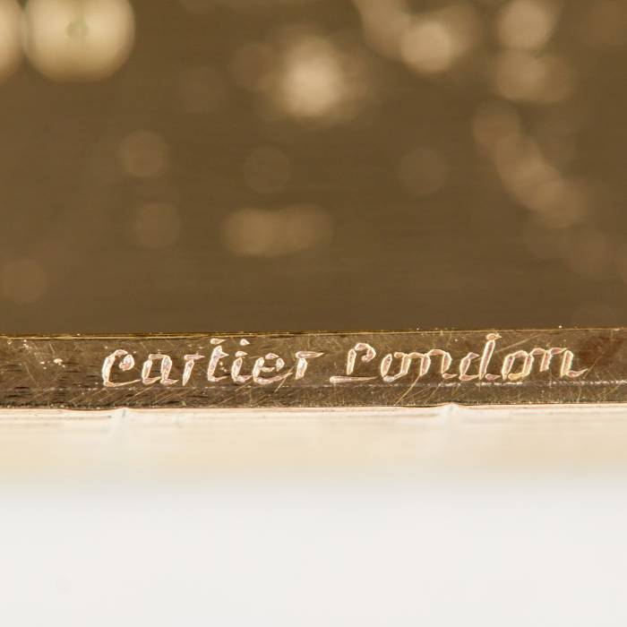 Английская золотая табакерка. Cartier London