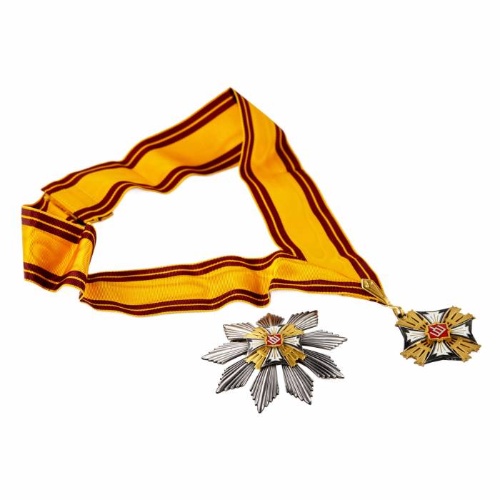 Lietuvas lielkņaza Ģedimina ordenis.Lielais komandiera krusts. 