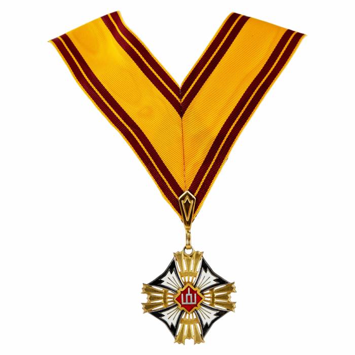 Order of the Grand Duke of Lithuania Gediminas. Grand Commander`s Cross. 