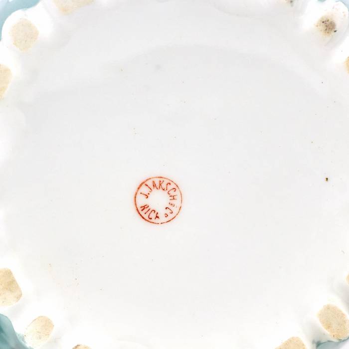 Delicate, porcelain, tea and coffee service, in neo-baroque forms. J.Jaksch&co. Riga. 