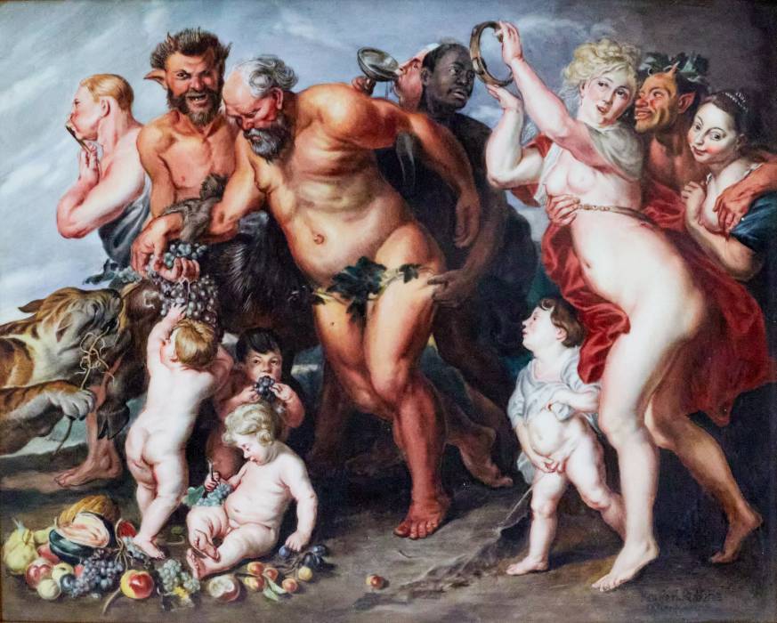 Porcelāna slānis pēc P.P.Rubensa. Piedzēries Silēns. 19. gadsimts. 