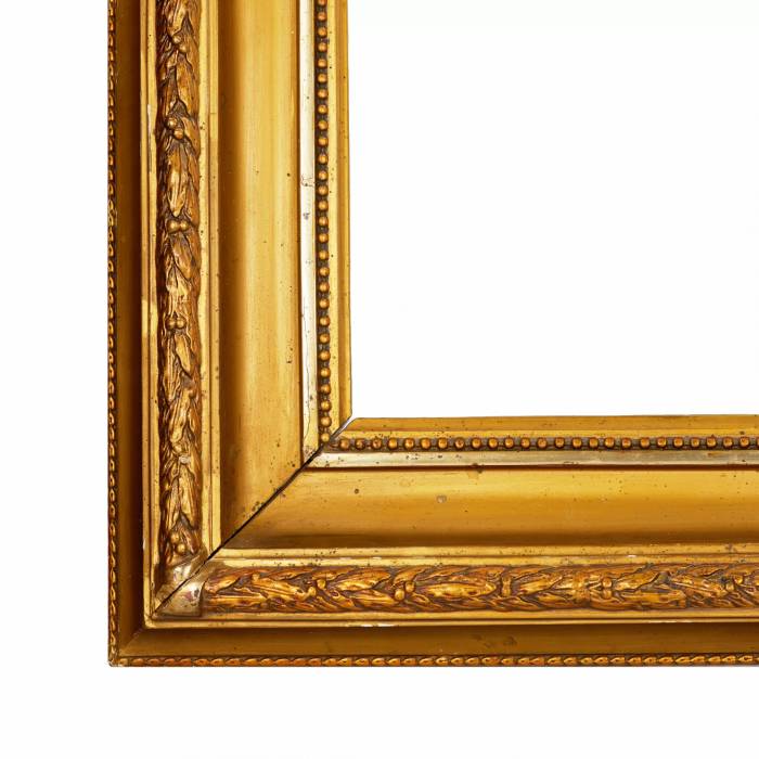 Large, classic 19th century frame. 