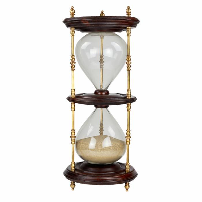 Большие, песочные часы  конца 19 века.