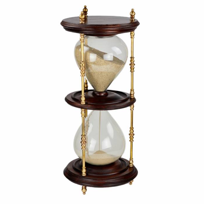Large, hourglass, late 19th century. 