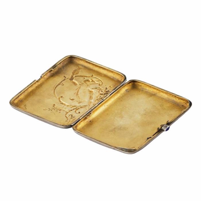 Etui à cigarettes en argent Mercure. Empire russe, Moscou, 1908-1913. 