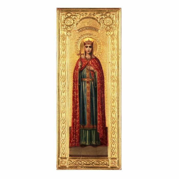 Icon of St. Alexander. The turn of the 19th and 20th centuries.