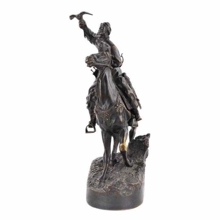 Bronze sculpture of the Tsar&39;s Falconer. Model E. Lancer. RUSSIA 