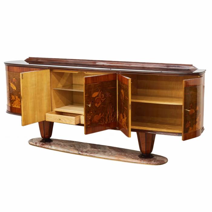 Vittorio Dassi. Grandiose furniture set in Art Deco style. 
